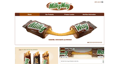 Desktop Screenshot of milkywaybar.com